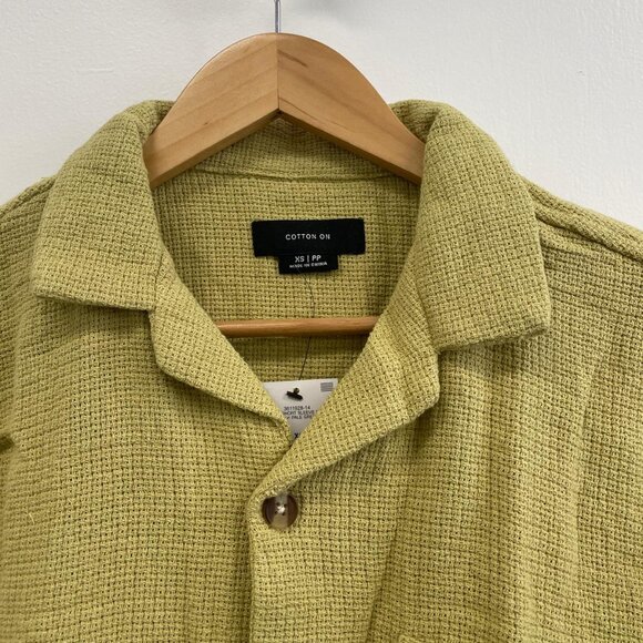 NWT - Cotton on Palma Short Sleeve Shir, Pale Green - XS - Picture 8 of 12